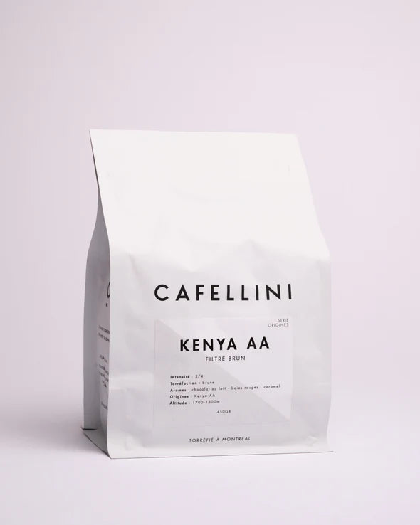 Café en grain Kenya AA Brun - Cafellini 1kg