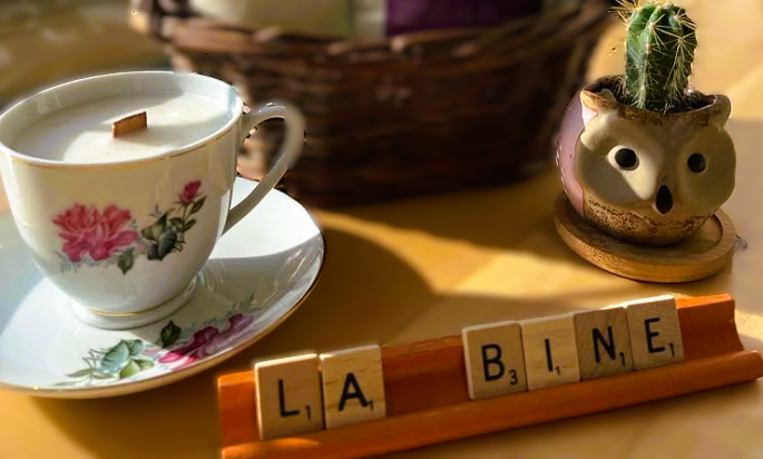 Chandelles la Binerie Gâteau et confetti - Tasses